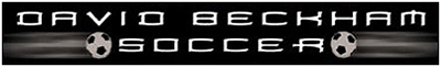 David Beckham Soccer logo for Playstation